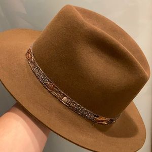 Stetson 7 3/8 size short brim cowboy hat